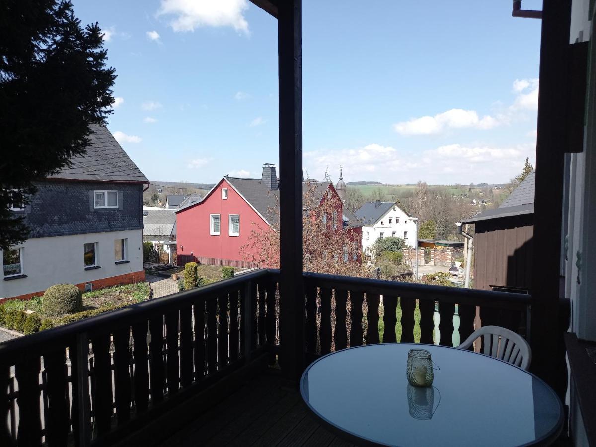 Familienfreundliche Ferienwohnung Erzgebirge Schneeberg  Dış mekan fotoğraf