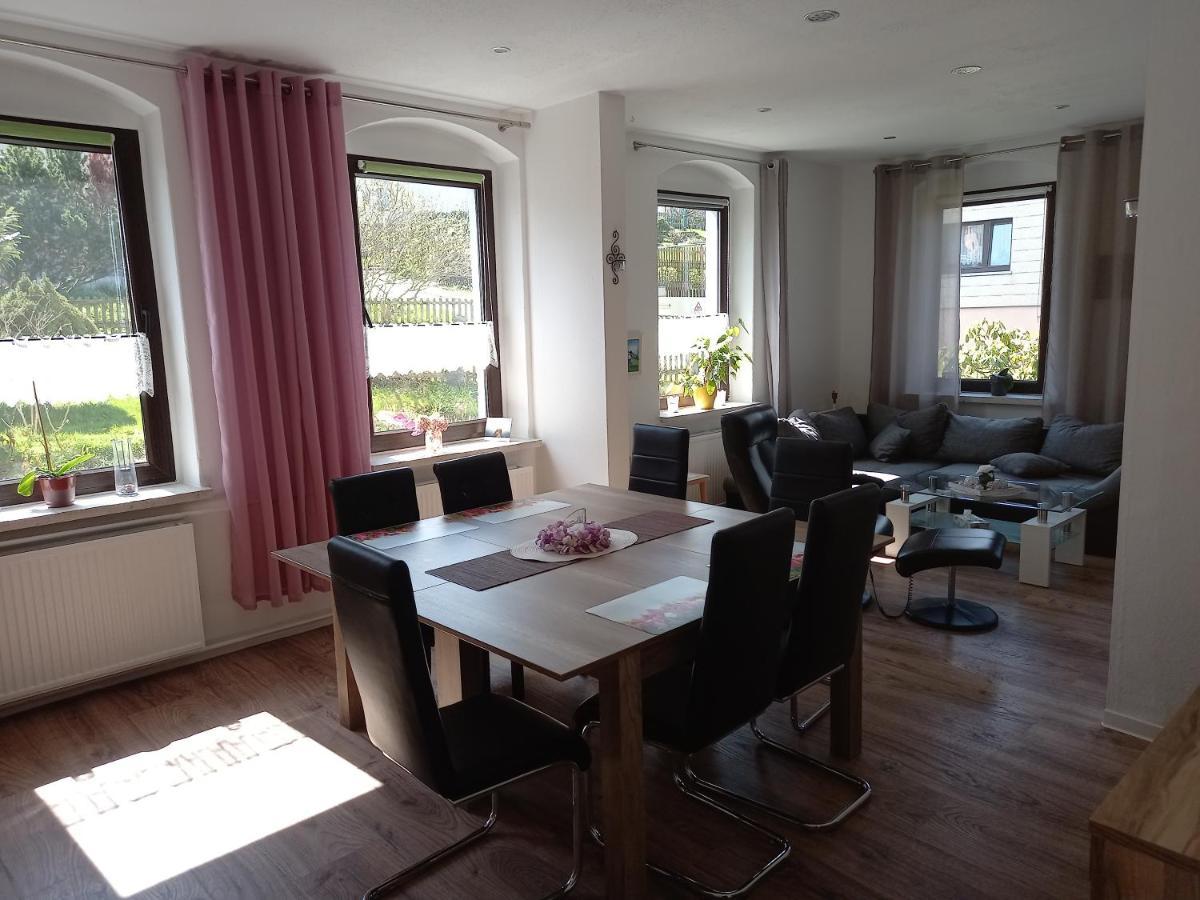Familienfreundliche Ferienwohnung Erzgebirge Schneeberg  Dış mekan fotoğraf