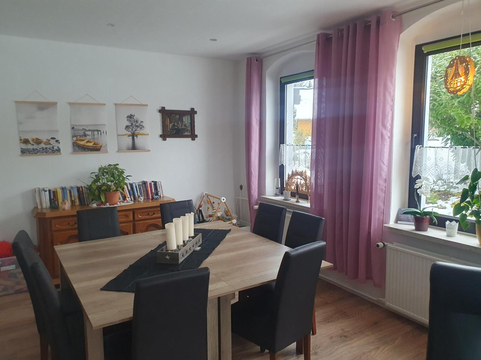 Familienfreundliche Ferienwohnung Erzgebirge Schneeberg  Dış mekan fotoğraf