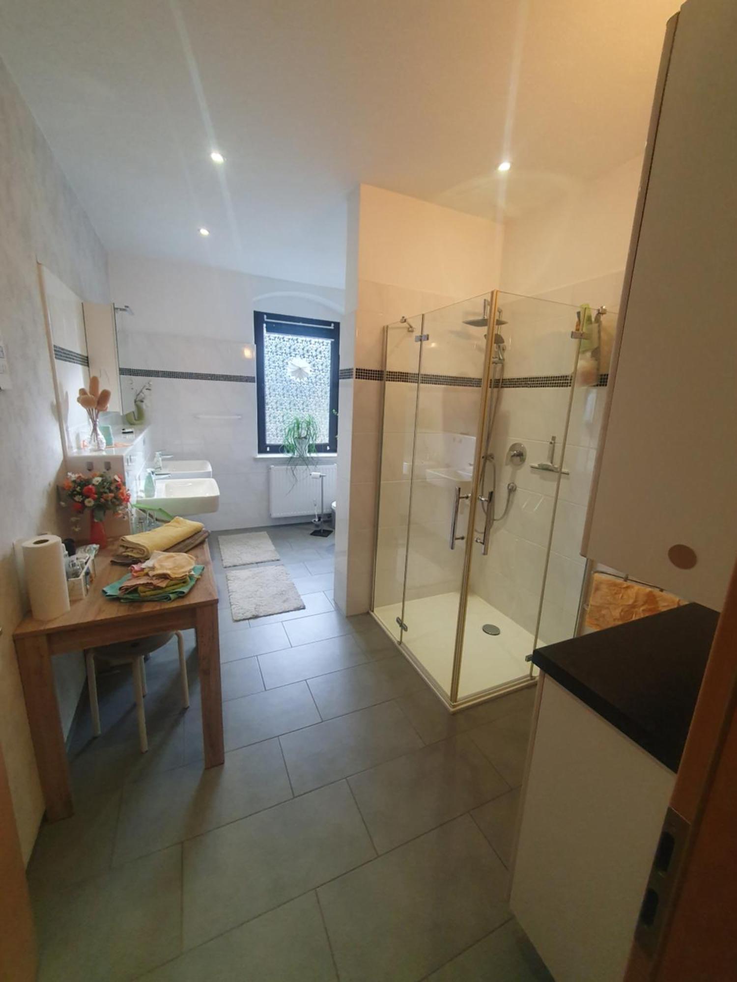 Familienfreundliche Ferienwohnung Erzgebirge Schneeberg  Dış mekan fotoğraf