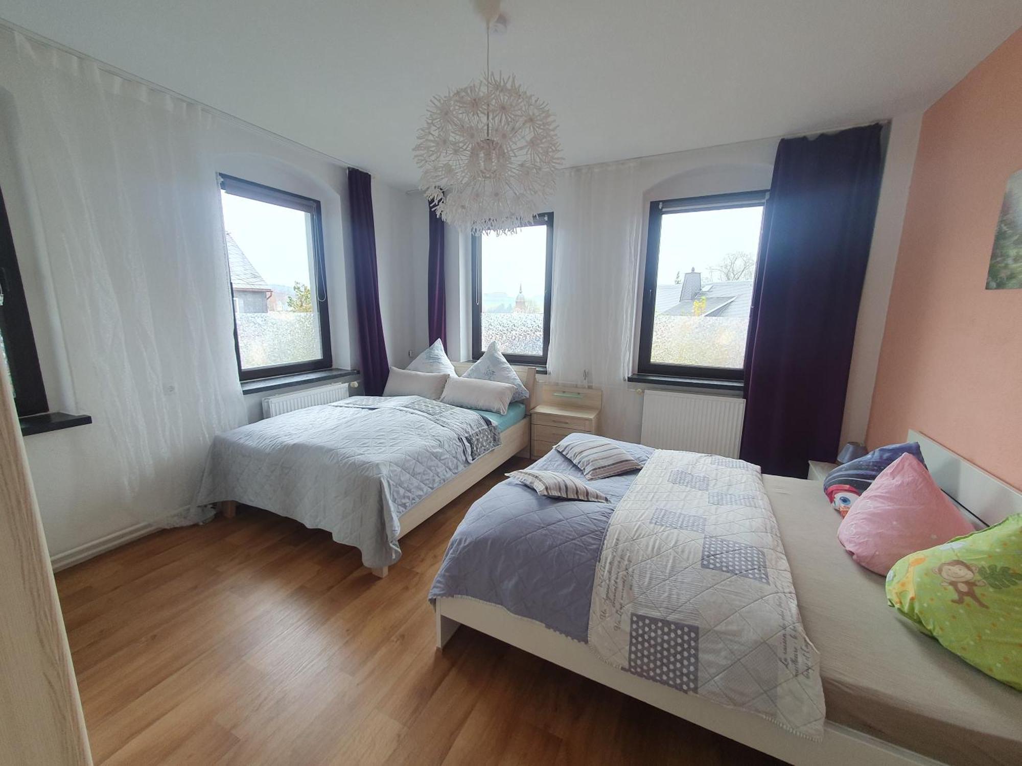 Familienfreundliche Ferienwohnung Erzgebirge Schneeberg  Dış mekan fotoğraf